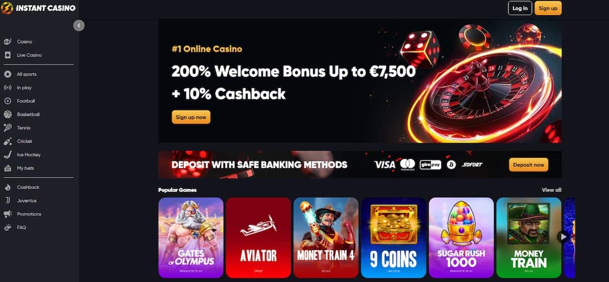 Instant Casino – Beste buitenlandse casino voor sportliefhebbers